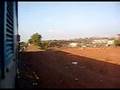 2052 Janshatabdi going arond the bend into Ratnagiri