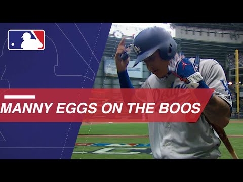 Video: NLCS Gm6: Crowd erupts after Miley fans Machado