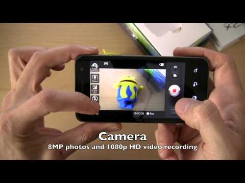 T Mobile LG G2x Optimus 2X unboxing and hands on tour - Hardware, software, stock Android demo