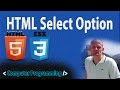 HTML SELECT OPTION TUTORIAL
