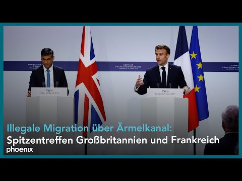 Frankreich/Großbritannien: Treffen von Präsident Macron und Premierminister Sunak zur Migrationspolitik