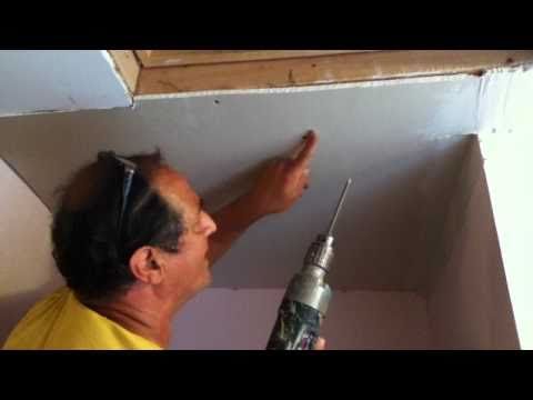 How to Repair Drywall Ceiling Water Damaged Drywall #1