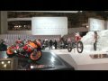 Walking tour of 41 Tokyo Motor Show - Bike stands.