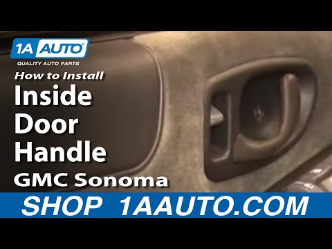 How to Install Replace Inside Door Handle GMC Sonoma 99-04 1AAuto.com