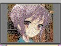 マリオペイントで長門有希  painting nagato yuki in mario paint 