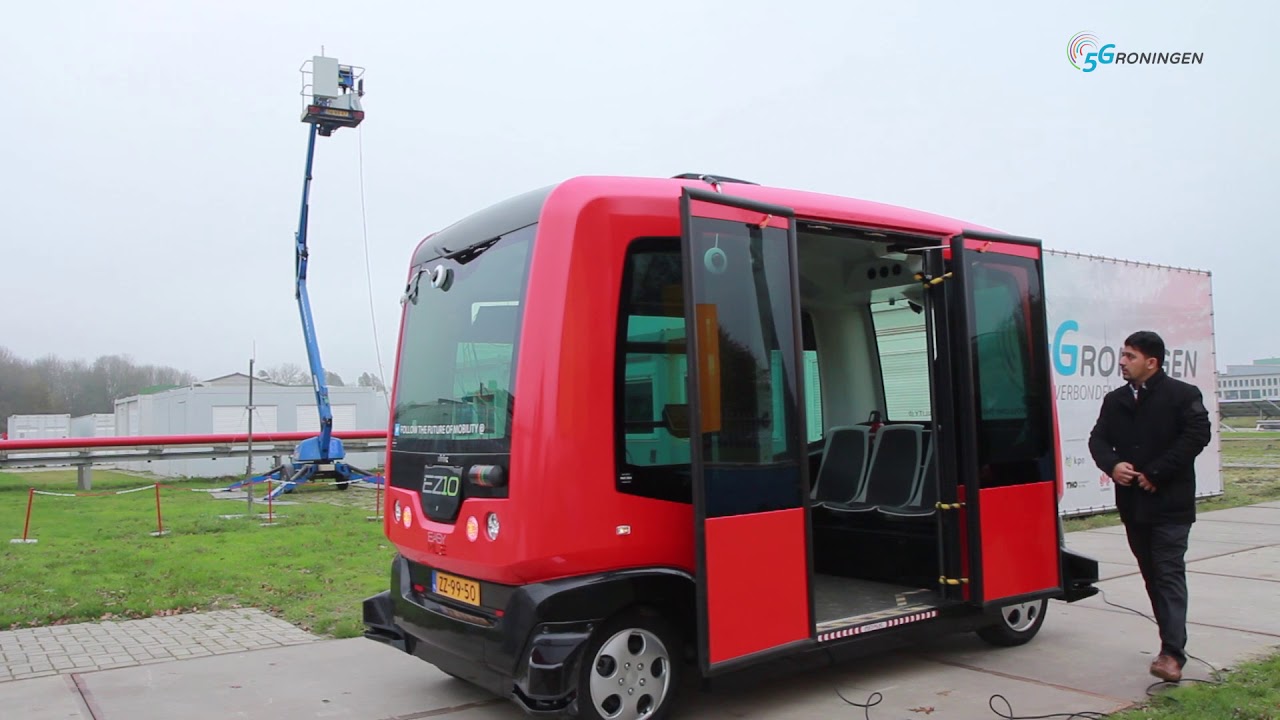 De zelfrijdende bus van 5Groningen