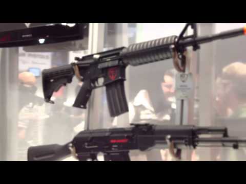 New Elite Force Guns - Cliff and Andy with ELITE FORCE had a couple of surprises at SHOT Show 2013 from their new partnership with Red Jacket Firearms, from TV's