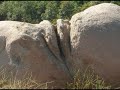 Natural Granite \"Female Genitalia\" Rock