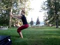 Standing Back Tuck
