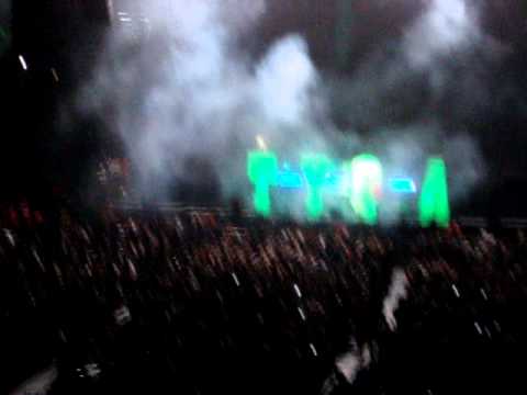 Performing Real or Fake at Staples Center
