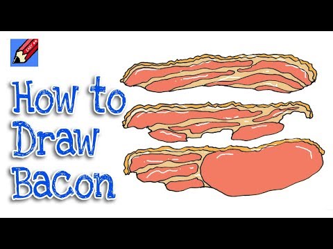 How to draw bacon Real Easy | Shoo Rayner – Author