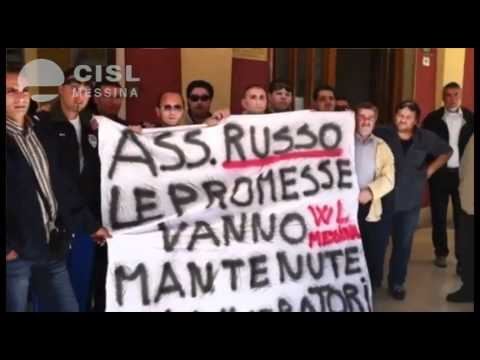 ex Servirail protestano a Palermo. 9 maggio 2012