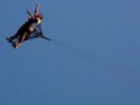 Alicia, Katie, and Ashley bungee jumping