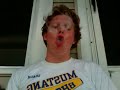 me blowing smoke rings.