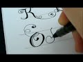 Fancy Letters - How 