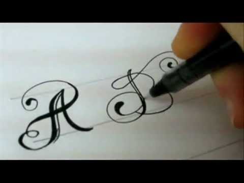 how to draw a j in cursive