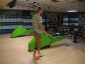 Going for a turkey throws a gutterball to win Going for a turkey throws a gutterball to win