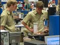 June 2008, National SkillsUSA Automated Manufacturing Contest, Washington State Team, Bronze Medal WinnersThe Washington State team is from Mark Morris High School in Longview, WA. Their instructor is Stuart Smith. Contestants are Harrison Scarborough, Gavin Johnson, and Masen Furer.The Automated Manufacturing contest is performed in teams of three contestants.The CAD (computer aided drafting) person produces a CAD drawing that meets all of the specifications of the provided sketch and/or sample part to be manufactured. He/she transmits a copy of the completed CAD file to the CAM person. (In manufacturing, a 