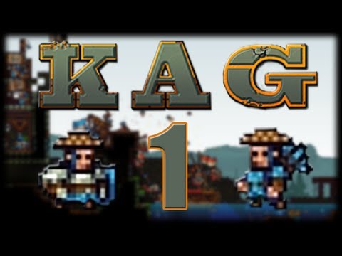Jogando KAG - Ep 1 - Batalha na Água!