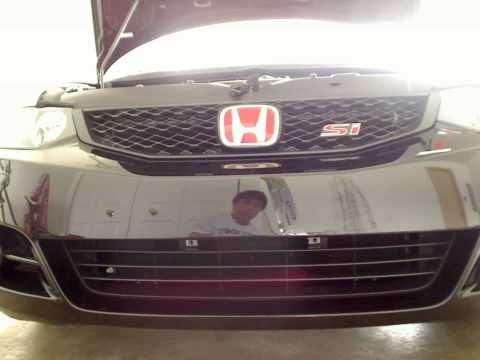 DIY How To Remove the 09 Honda civic Grille and emblem