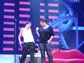 Florence Foresti et diams sur scene