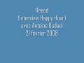 reead dans l'happy hour avec antoine baduel