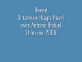 reead dans l'happy hour avec antoine baduel