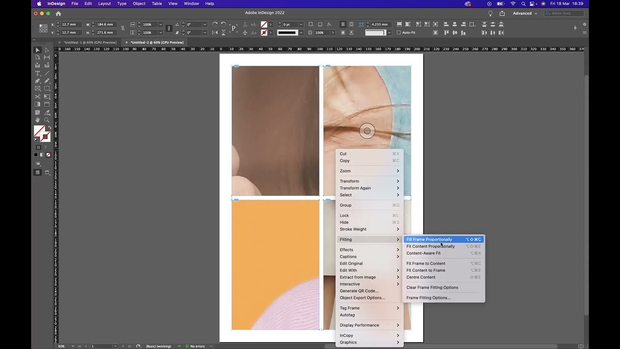 Gap Tool - Adobe InDesign