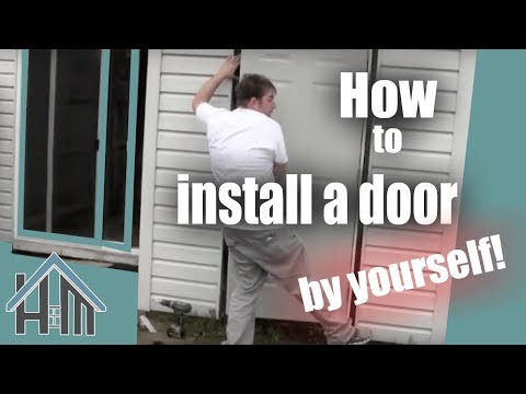 how to hang a door prehung