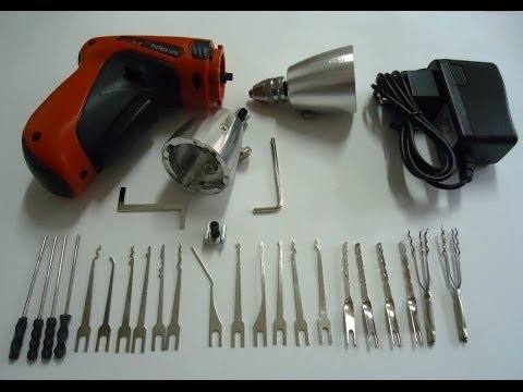 fechaduras - A Ferramenta Pick Gun é Direcionada Para Profissionais Chaveiros! É Uma Ótima Ajuda Para Os Chaveiros. Ela é Recarregável e Fácil Transporte. Para Comprar En...