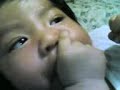 Liam Drei Thumb Sucking @ 2 months