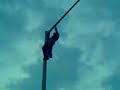 crazy russain pole climbing