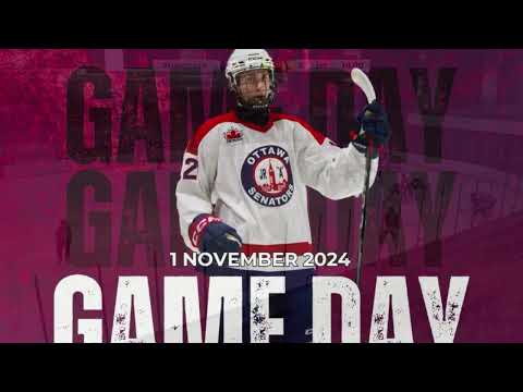 Novembre 1, 2024 Senators JR vs Smiths Falls Bears. Lost in overtime  5-4. Yoan Gagnon #12