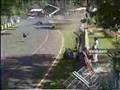 Luciano Burti's crash in Melbourne 2001