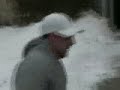 Car stuck in SNOW get TOTALED while being Pulled out Car stuck in SNOW get TOTALED while being Pulled out