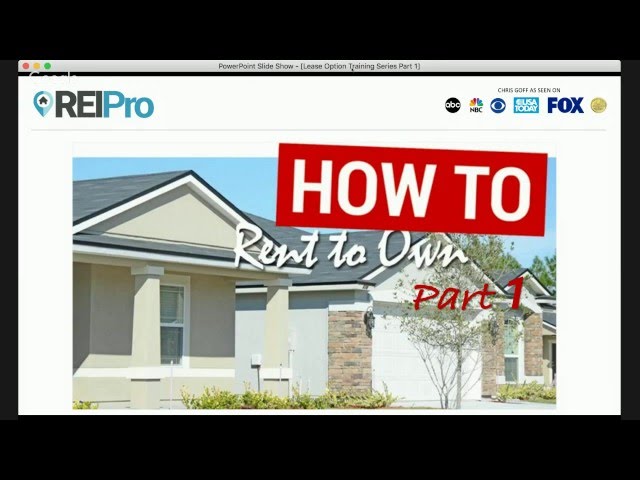 Lease options strategies