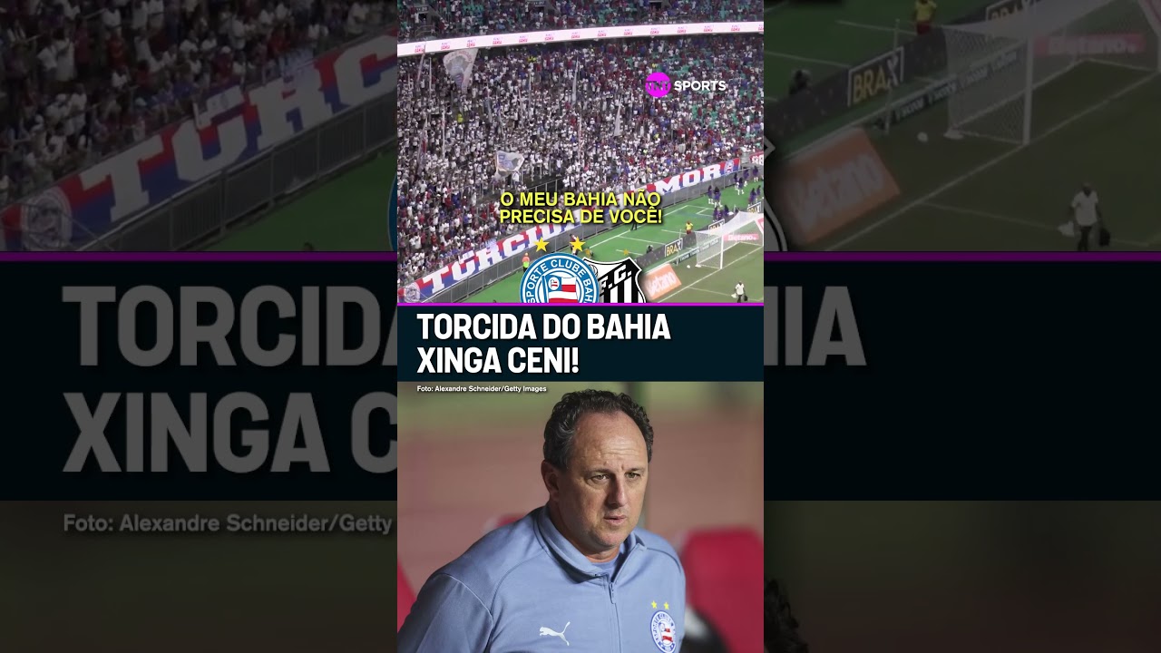 XINGARAM O CENI! A TORCIDA DO BAHIA NÃO PARECE MUITO SATISFEITA COM ROGÉRIO CENI NO COMANDO #shorts