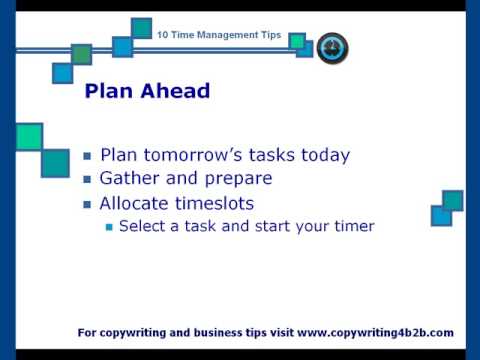 10 Effective Time Management Tips