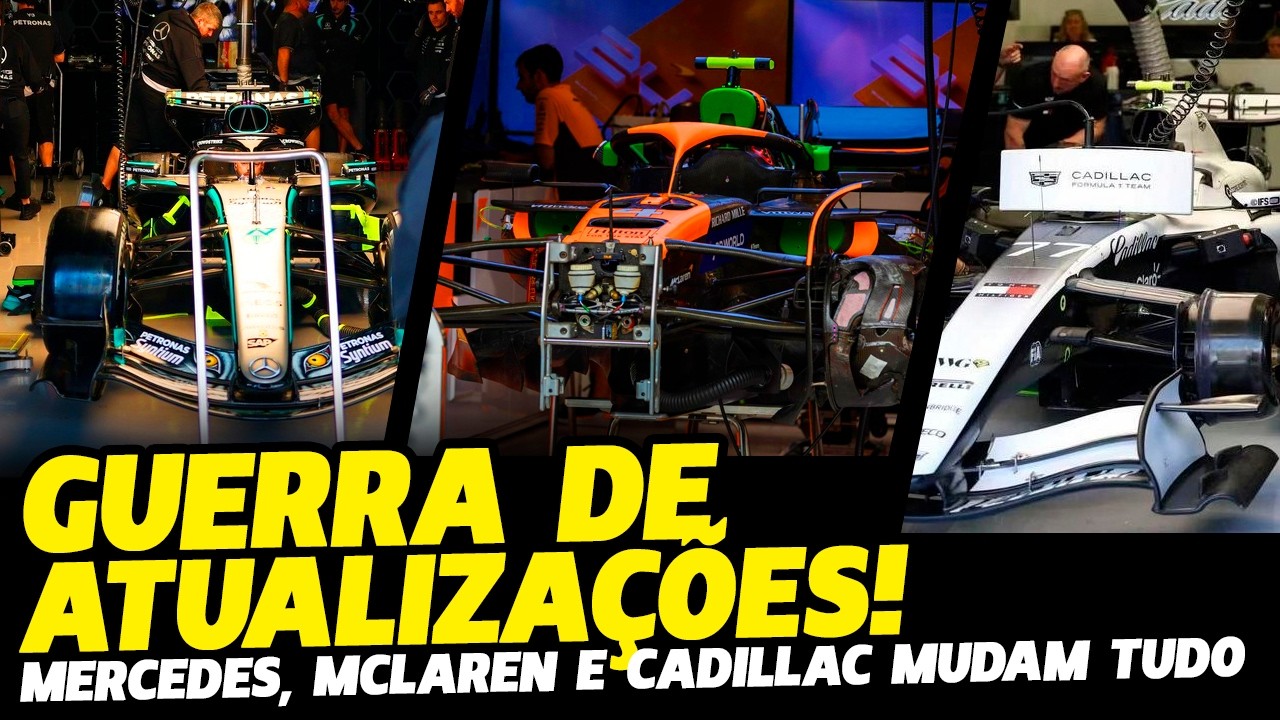 🚨MCLAREN E MERCEDES COM "VERSÃO B" NESSA SEMANA E CADILLAC BUSCA NOVO SALTO | FÓRMULA 1