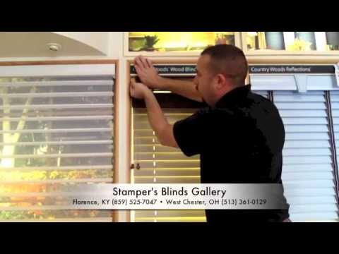 how to remove hunter douglas shades