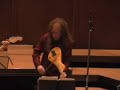 terry riley, gyan riley, tracy silverman, zakir hussein perform at terry riley's 70th birthday concert.