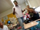 Mike and Mikaela Singing. lol. =]