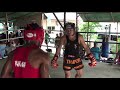 Malaysia Olympic Boxing team spars with Tiger Muay Thai Trainers