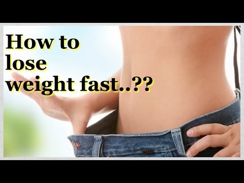 how to reduce weight fast