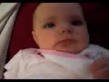 Baby Keera blowing raspberries for the camera.