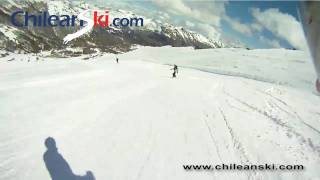 Embudo ski trail video, Termas de Chill&aacute;n Chile