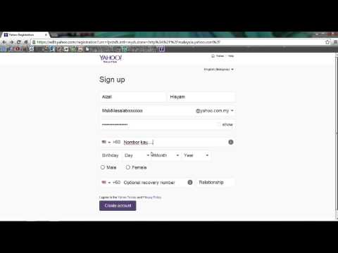how to register yahoo mail