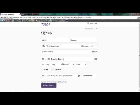 how to sign up for yahoo