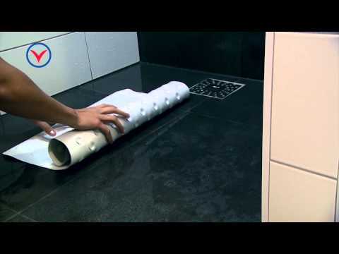 Duschmatte, 54x54cm - Praktische Badhilfe