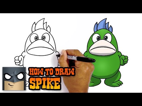 video-linktoworks-How to Draw Spike | Super Mario (Art Tutorial) - YouTube